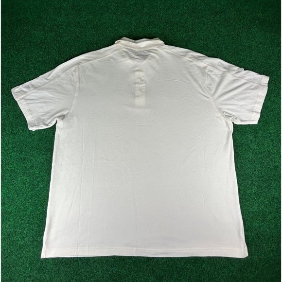 Wrangler White 3 Button Collared Polo Shirt Mens Size 2XL - Picture 2 of 6